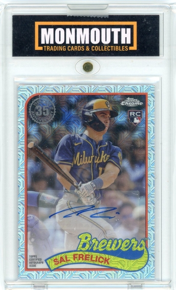 2023 Topps Chrome Blue Pattern Sal Frelick #89C-16 RC Auto /299