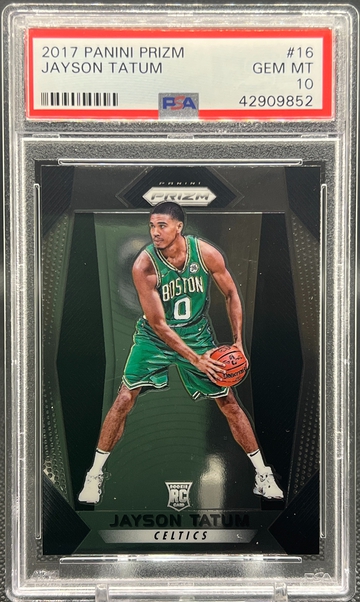 2017 Panini Prizm Jayson Tatum Rookie PSA 10 Gem Mint
