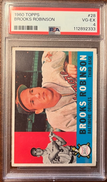 1960 Topps Brooks Robinson #28 PSA 4 VG-EX