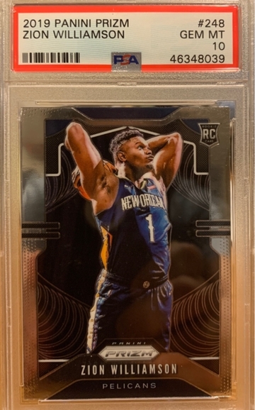 Zion Williamson 2019 Prizm PSA 10