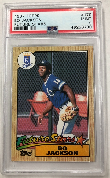 1987 Topps Bo Jackson Future Stars PSA 9
