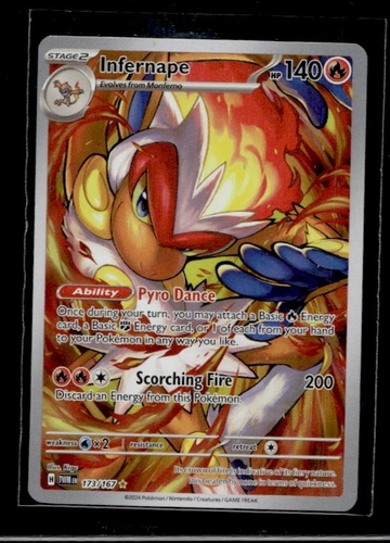 2024 Nintendo Pokemon 173/167 Infernape