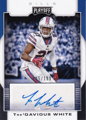 2017 Playoff Tre'Davious White #RS-TD Auto 005/199