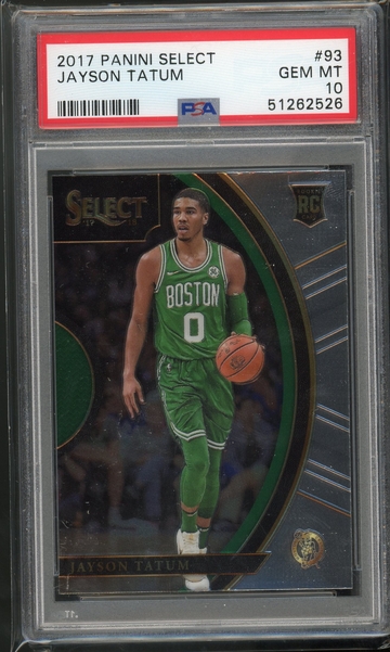 2017 Select Jayson Tatum PSA 10 