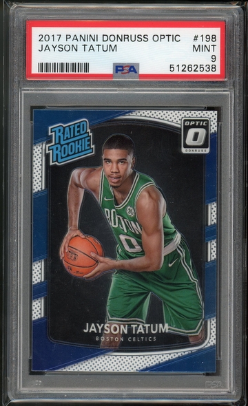 2017 Optic Jayson Tatum PSA 9 