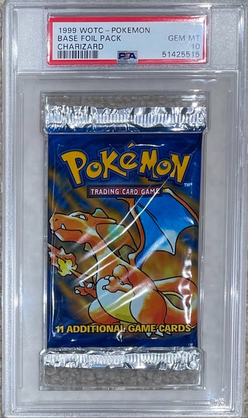 Pokémon first edition pack psa 10 Charizard 