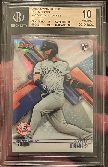 Gleyber Torres 2018 Bowman's Best Pristine
