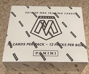 2019-20 Mosaic Basketball NBA Cello Box Sealed 