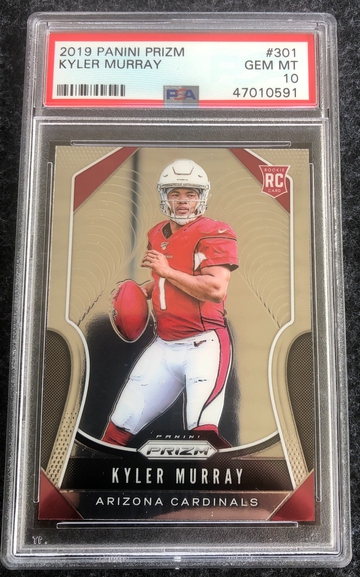 2019 Panini Prizm Kyler Murray Rookie #301 PSA 10 GEM MINT
