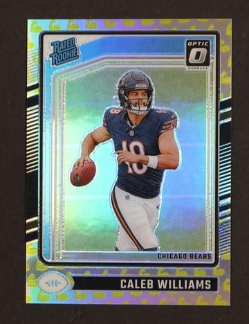 2024 Panini Donruss Optic 201 Caleb Williams Rated Rookie /125 Chicago Bears