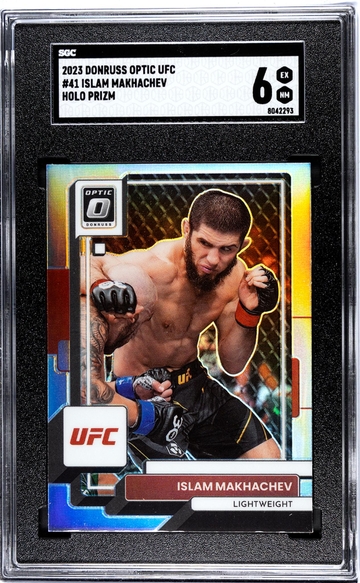 2023 Donruss #41 Islam Makhachev Holo Prizm SGC 6