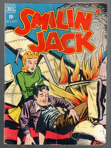 1948 Dell Inc "Smilin Jack" Golden Age Comic Book #3 VG+ Condition