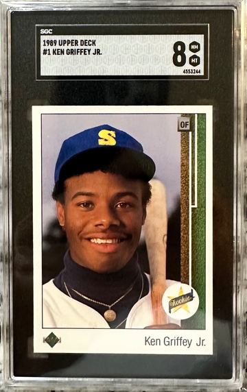 1989 Upper Deck Ken Griffey JR SGC 8