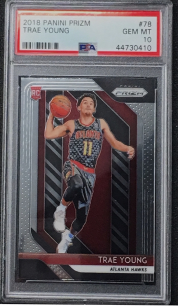 Trae young prizm rc psa 10 