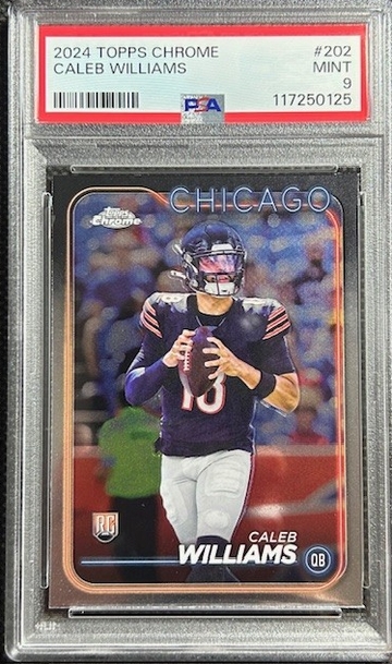 2024 Topps Chrome Football Caleb Williams RC Rookie #202 PSA 9 MINT Bears