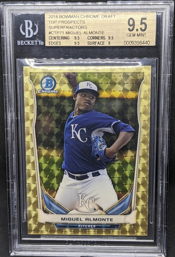 Miguel Almonte 2014 Bowman Draft Superfractor