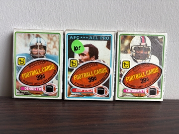 1979 Topps Cello Packs Lot Of 2 Sealed Possible Earl Campbell RC Ozzie Newsom RC x3