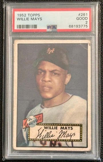 1952 Topps Willie Mays - PSA 2 - PWCC-A #261