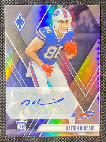2023 Panini Phoenix - Dalton Kincaid Silver Prizm RC Auto #114 Bills