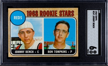 1968 Topps #247 Johnny Bench SGC 6 EX-NM 