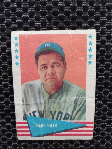 1961 Fleer #75 Babe Ruth UNGRADED & POOR