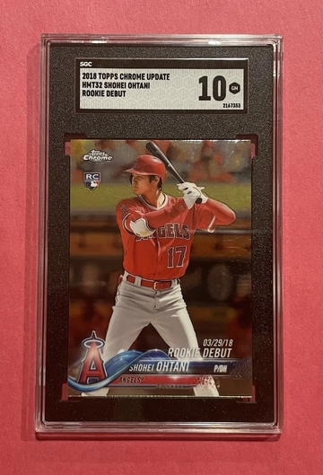2018 Topps Chrome Update #HMT32 Shohei Ohtani SGC 10