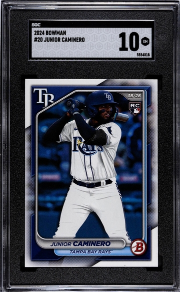 2024 Bowman #20 Junior Caminero SGC 10