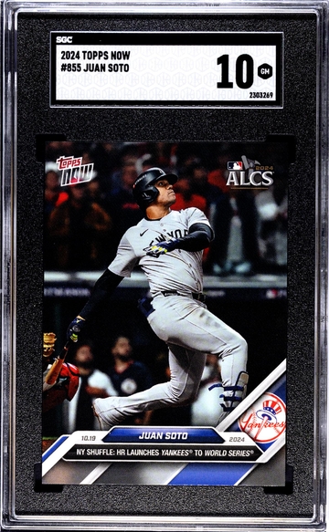 2024 Topps Now #855 Juan Soto ALCS SGC 10