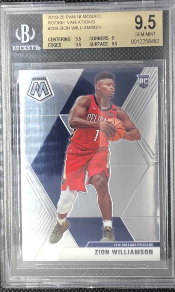 Zion Williamson 2019-20 Mosaic #209 Variation