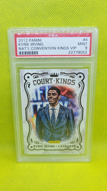 2012 PANINI KYRIE IRVING NATIONAL CONVENTION KINGS VIP  PSA 9 