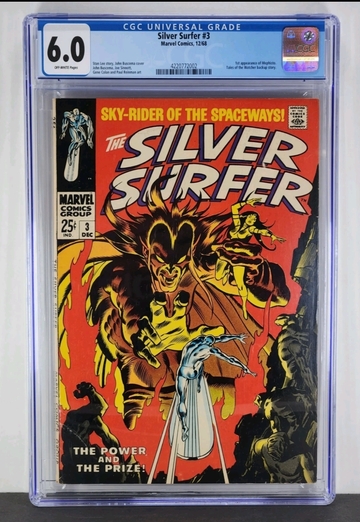 SILVER SURFER 3 CGC 6.0 MARVEL 1st MEPHISTO 