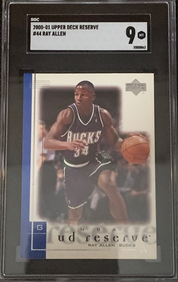 2000-01 Upper Deck Reserve #44 Ray Allen SGC 9