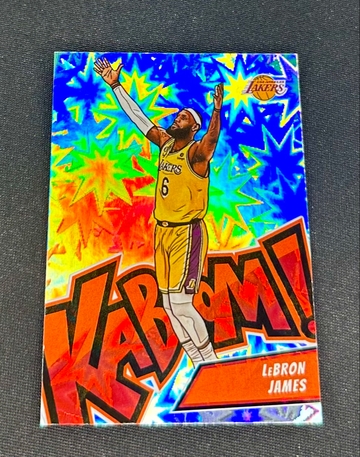 2022 Lebron James Panini Crown Royale Kaboom Holo #2 KABOOM! Scoring Title SP