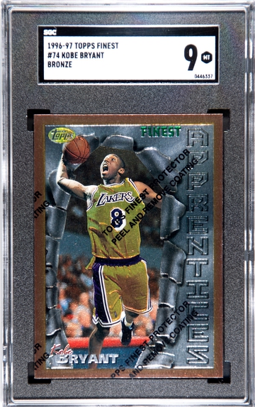 1996-97 Topps Finest Kobe Bryant RC #74 SGC 9