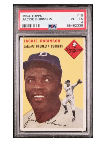 1954 Topps Jackie Robinson CENTERED!