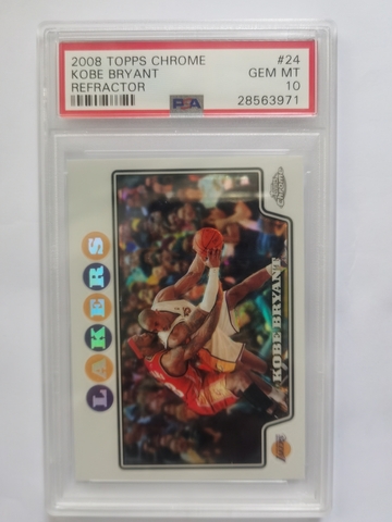 2008 Topps Chrome #24 Kobe Bryant Refractor