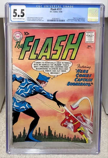 Flash #117 (1960) CGC 5.5 - 1st Appearance of Captain Boomerang DC Comics Key