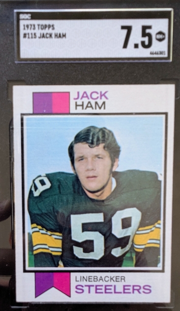 1973 Topps Jack Ham HoF RC SGC 7.5