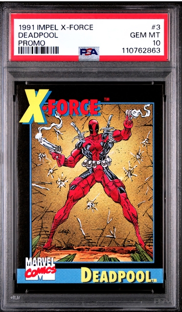 1991 Impel X-Force #3 Deadpool Promo PSA 10