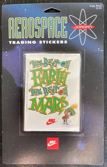 Nike Aerospace hanger pack stickers Jordan space jam