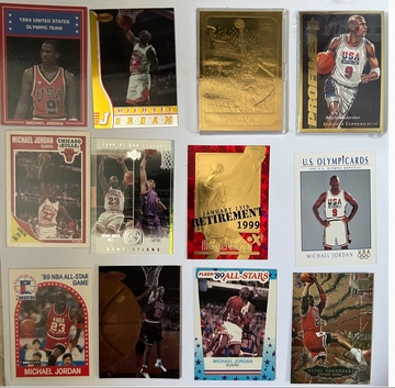 Michael Jordan Lot Gold Numbered 