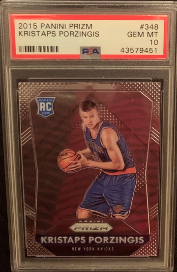 Kristaps Porzingis Prizm Rookie PSA 10