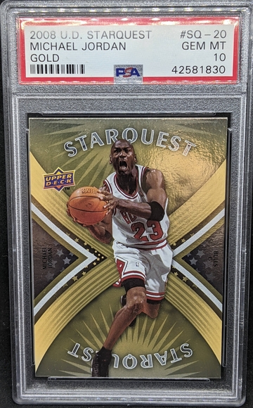 Michael Jordan 2008-09 Upper Deck Starquest Gold Ultra-Rare