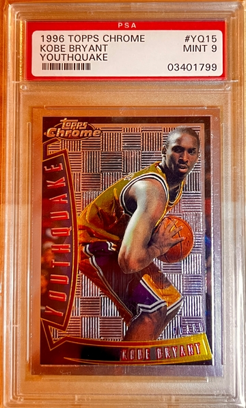 1996 Topps Chrome Kobe Bryant Rookie Youthquake 