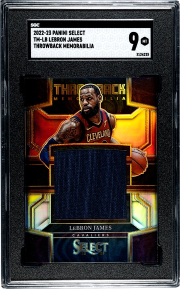 2022-23 Lebron James Select Throwback Memorabilia - Game Worn Patch