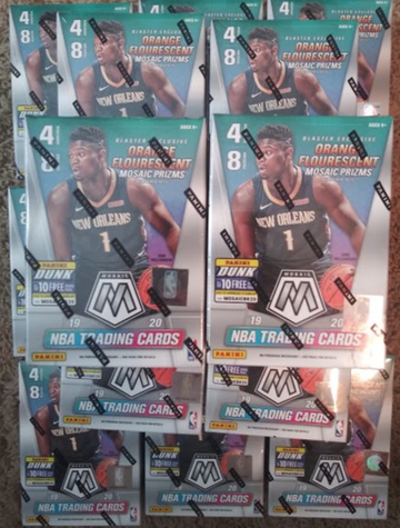 2019-20 Panini Mosaic- 15x Blaster Box lot