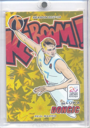 2024-25 Crown Royale Euroleague Gold Kaboom Luka Doncic /10