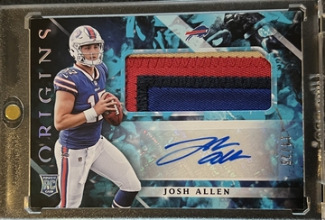 2018 Josh Allen Origins 4 Color Patch Auto RC 14/25