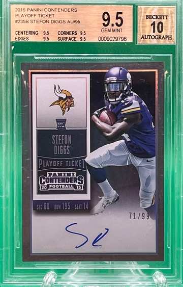 Stefon Diggs Rookie 2015 Contenders