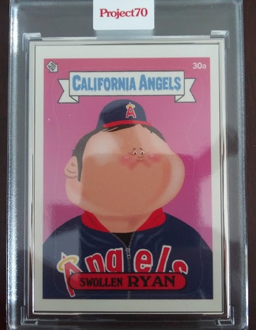 NOLAN SWOLLEN RYAN Artist Proof #36/51 Topps Project 70 Keith Shore GPK 788 SP